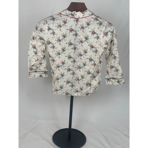 DÔEN Elio Playsuit Pajama Jumpsuit – Liberty Alessia Rose Floral – Size 8 – NWT - Picture 3 of 7